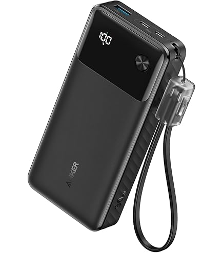 Anker Power Bank, 24,000mAh 65W Portable Charger, 537 Power