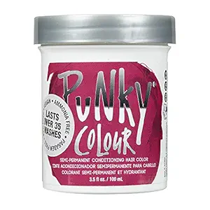 Jerome Russell Punky Semi Permanent Hair Color Conditioning, 100ml - Rose Red (Pack of 1)