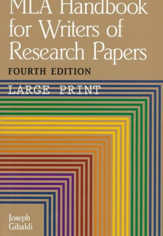 Mla Handbook for Writers of Research Papers livre