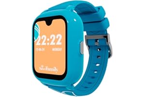 SAVE FAMILY SaveFamily Iconic Plus 2 | Reloj Inteligente Niño con Localizador GPS, Llamada, Vídeo, IA, Botón SOS, Whatsapp, Spotify, Medidor de Temperatura | SIM Incluida - Modelo Sportive