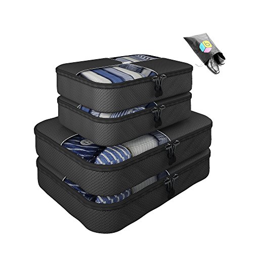Organizer per valigia Set da 5 pezzi 2 Grande & 2 medio Inclusa