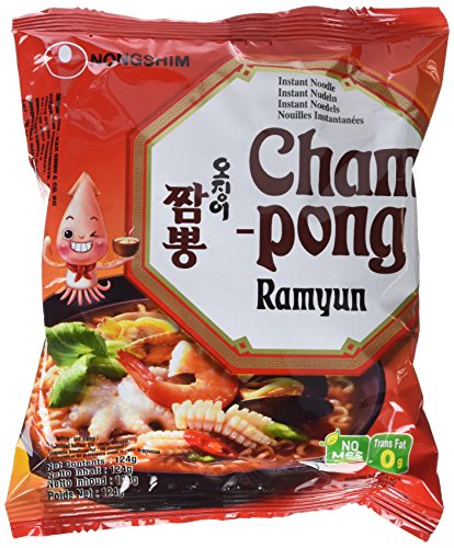Nong Shim Fideos Instantáneos Sabor Mariscos - 20 Unidades