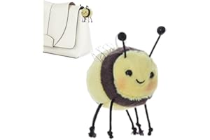 Frifer Giocattolo di Peluche Ape Coccinella Animale,Peluche ripiene di Ape Coccinella - Peluche Coccinella Ape Peluche Compagno di Peluche per Regalo di Compleanno per Bambini