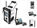 Produktbild Makita DMR 104 W Akku Baustellen Radio Weiß + 1x BL 1850 B 18V - 5,0 Ah Akku + 1x DC 18 RC Ladegerät