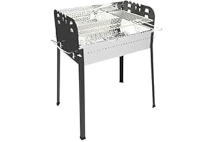 Ferraboli Sirio Barbecue A CARBONELLA, Nero E Acciaio