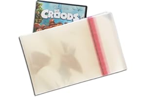 ‎PROTECTED Protected DVD Schutzhüllen mit Verschluss (100 Stück)