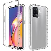 ile uyumlu Şeffaf Clear Silikon Y&uuml;ksek Kalite Darbeye Dayanıklı Şık Telefon Kılıfı (Oppo Reno 5 Lite)