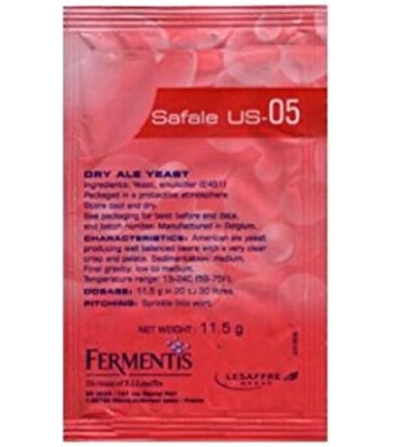 BEER YEAST 6 PK S-33 SAFBREW FERMENTIS DRY HOME BREWING HOMEBREW KIT