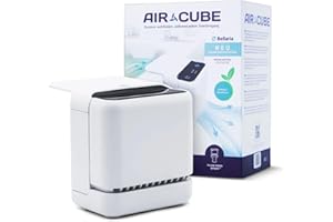 ‎BELLARIA Bellaria Air Cube Air & Toilet Cleaner (Complete Set) • Automatic (Air) Cleaning System for Toilet • Air Purifier with Ionisation Technology Against Odours • For Fragrant Bathroom