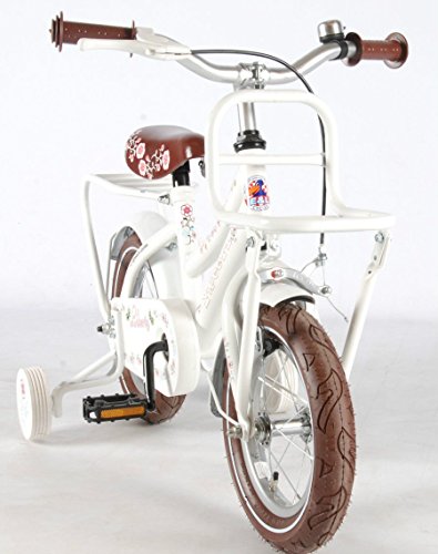 12 Zoll Fahrrad Holland Style Qualitäts Kinderfahrrad mit Stützräder weiss 21228 - 5