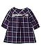 Beebay Infant-girl 100% Cotton Woven Navy Check Lace Dress (Navy,18-24 Months) RS.537.00