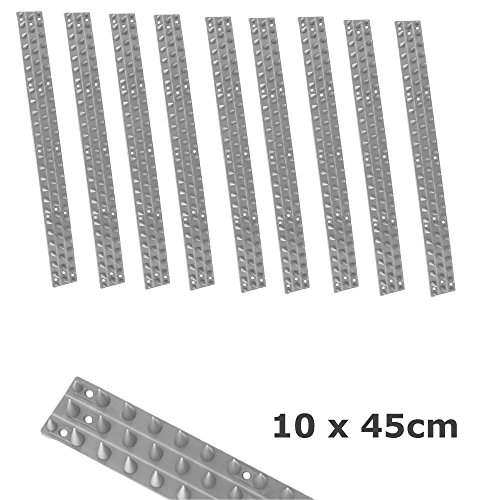 Eurosell 10 Stück 45cm = 4,50m Schutz Streifen für Tauben Abwehr Vogel Schutz Spikes Stacheln / auch zur Sicherung vor Dieben