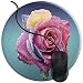 Produktbild Mauspad  Rosen-Blume Schöne Liebes-Romance Blüte, Runde Gaming Mauspad Matte Reibungslos Weich Rutschfester Gummi Basis für PC Laptop 1U1617