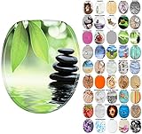 stabile Scharniere WC Sitz, viele schöne WC Sitze zur Auswahl, hochwertige und stabile Qualität aus Holz (Harmony)