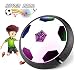Produktbild Waitiee Kids Hover Ball Spiel Spielzeug mit leistungsstarken LED Light and Music Air Power Soccer Disc Glide Base Ball Game Christmas Gift für Kinder Indoor & Outdoor friends Spiel-Schwarz (Soccer Hover Ball)