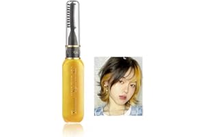 NACGUO Hair Chalk for Girls- New Hair Chalk Comb Mascara Temporary Washable Hair Color Dye for Girls Women-Non-toxic Instant Hair Dye Colors for Christmas, Halloween, Birthdays, Parties (08#)