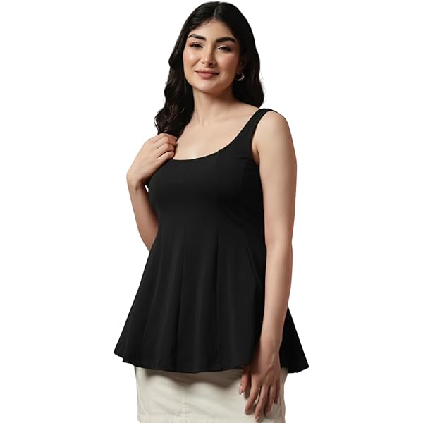 Women Y2k Peplum Tank Tops Tie Front Sleeveless Striped Ruffled