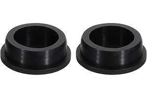 ‎QUARKZMAN QUARKZMAN 2 Stück Schwarze Gummistopfen, Silikonstopfen für 41-42mm/1.61-1.65" Loch