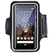 Produktbild Jogging Tasche kompatibel für Google Pixel 3a XL Handy Hülle Sport Lauf Armband Fitnesstasche Schutzhülle Schwarz