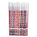 JACKY 12pcs Women's Professional Makeup Lipliner Waterproof Lip Liner Pencil Set