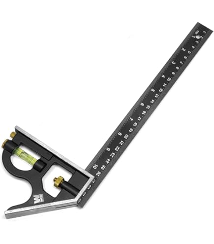 IGAGING Precision Combination Squares W/ 6" Blade, Pack Of 3