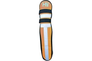 Y-H Reflector Tail Guard by Hy Equestrian - Orange - One Size