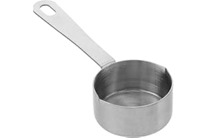 BESTonZON Mini pentola con manico, piccola pentola per zuppa, per latte, anti-scottatura, antiaderente, per il latte e il caffè, adatta a tutti i piani cottura, 60 ml