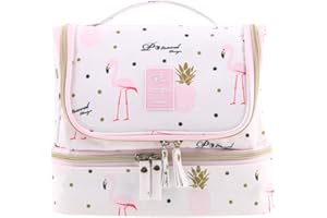 Tuscall Trousse de Toilette à Suspendre Sac de Toilette Voyage Organisateur de Toilette Cosmétique Sac pour Gymnastique Business et Vacance