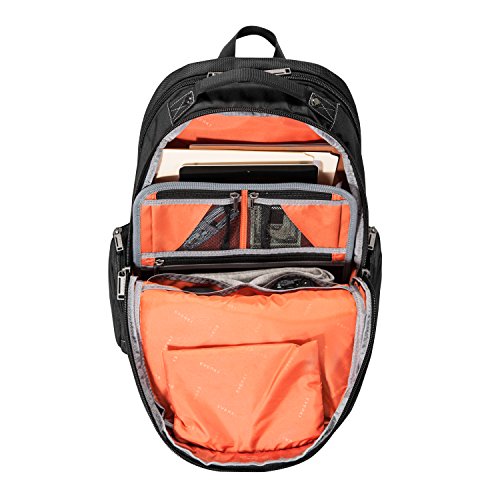 Everki Flight     Laptop Rucksack f  r Notebooks bis 16 Zoll  40 6 cm  mit durchdachtem F  cher-Konzept  weich gef  ttertem iPad Tablet-Fach und weite