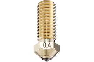 DUROZZLE Diamante PCD Ugello 0,4 mm per stampante 3D QIDI X-Max3 / X-Smart3 / X-Plus3, temprato, alta precisione (QIDI, 0,4 mm)