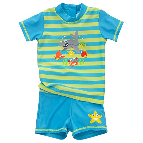 H2O Sea Creatures Sunsafe UPF40+ Boys and Babies Two Piece Top and Shorts Set - 18/23 Months