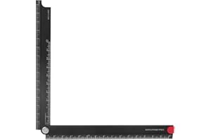 LOLOVI 90° Folding Metal Stationery Rule Aluminum Alloy Foldable 15cm-30cm Ruler Simple