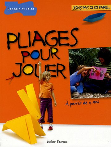 couverture de : Pliages pour jouer