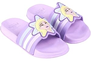 CERDÁ LIFE'S LITTLE MOMENTS Ciabatte Bambina con Raffigurazioni dei Personaggi Frozen 2 | Calzature Estive da Spiaggia per la Famiglia, Sandali, Lilla, 31 EU