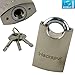 Produktbild HEAVY DUTY CONCEALED SHACKLE CHROME PADLOCK - HIGH SECURITY SOLID IRON BODY - PROTECTIVE CHROME PLATED RING IN BASE - CHROME PLATED HARDENED DOUBLE LOCKING CLOSED SHACKLE FOR MAXIMUM SECURITY by Bid Buy Direct