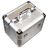 NYK1 PROFESSIONAL SHELLAC GEL Extra LARGE BEAUTY VANITY NAIL Technician CASE Holds UV LAMP, TOWEL 60+ COLOURS & ALL ACCESSORIES