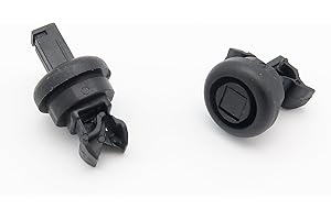 VVO Fasteners- Grapas de Plástica Negras. Para Soporte del estante del maletero. Compatibile con Peugeot 2008, (2 pzas)
