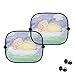 Produktbild 2er SET UV-Sonnenschutz fürs Auto, Zum Schutz für Kinder und Babys vor der Sonne, Baby, Kind, PKW, Fahrzeug, Neu OVP