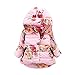 Produktbild Mäntel Baby Wintermantel Longra Baumwolle Winterjacke Winterparka Baby Mädchen Prinzessin Warm Jacken Trenchcoat mit Blume Kapuzenjacke Outdoorjacke Outwear(0-3Jahre) (100CM 24Monate, Pink)