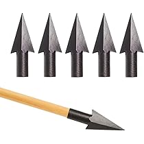SHARROW Jagdspitzen Set - 6 Oder 12 Stück Broadheads Mit 2 Klingen, 100 Grain Edelstahl Für 8mm Pfeile