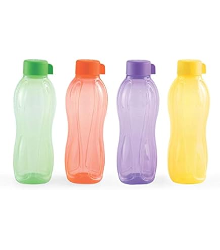 Tupperware Eco Gen 500ml Flip Top Water Bottle (Pack of 4