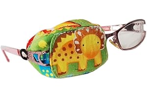 FANCYPUMPKIN Fancy Pumpkin Creative Dinosaur Eye Patch Lunettes Simples Couverture Traitement amblyopie pour Les Enfants