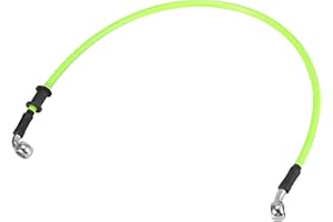 Motoforti 60cm 23.62" Motorcycle Brake Clutch Oil Hose Line Pipe Green