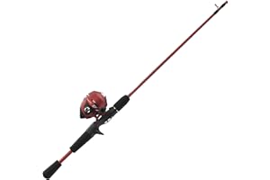 Zebco Slingshot Spincast Reel and Fishing Rod Combo, 5-Foot 6-Inch 2-Piece Fishing Pole, Size 30 Reel, Right-Hand Retrieve, Pre-Spooled with 10-Pound Zebco Line