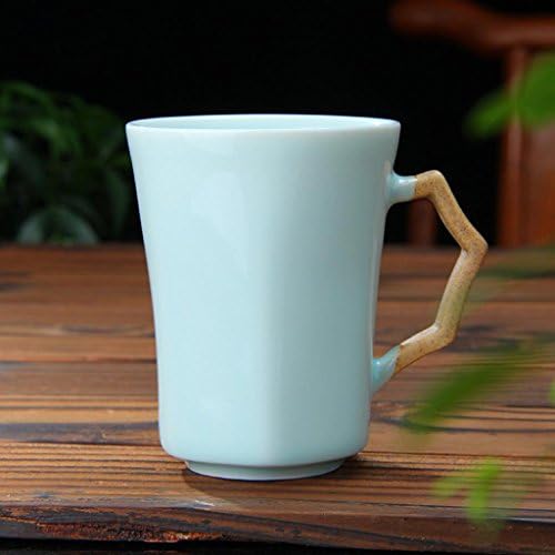 Dehua China Ceramics Simple and modern and creative ceramic lovers mark coffee milk Cup , b