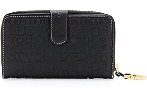 TOUS Damski portfel z logo Amanda, 2,5 x 11 x 18 cm (wys. x szer. x dł.)