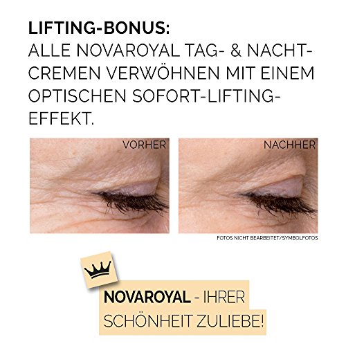 NOVAROYAL® Gesichtscreme für junge Haut | hochwertige Anti Aging Pflege gegen erste Linien und Mimikfältchen | wirkt vorzeitiger Hautalterung effektiv entgegen | für ein verfeinertes Porenbild | intensiv feuchtigkeitsspendend für strahlend schönes und vitales Aussehen - 4
