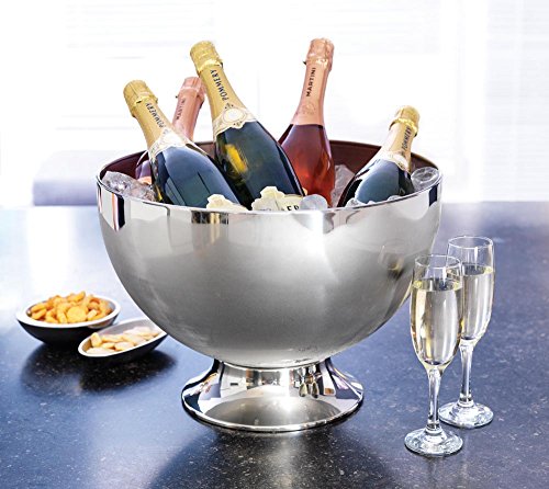 Champagnerschale doppelwandig Edelstahl ø320x205mm - 2