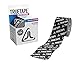 Produktbild TRUETAPE Cotton Edition Elastisches Kinesiologie Tape - 20 vorgeschnittene Kinesio Tape Streifen 25cm x 5cm (Logo)