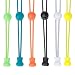 Produktbild Leaptech 5 Paar Schnellschnürsystem Elastische Schnürsenkel mit Schnellverschluss-Lock Shoe Laces-Schnürsenkel/Schuhbänder für Ihre Schuhe,Perfekten Sitz und Starken, Small, Farbe 6 Pair
